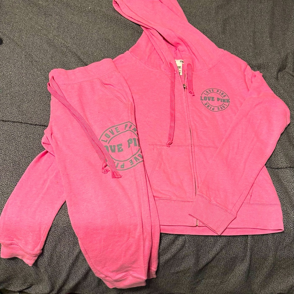 VS Pink sweat set